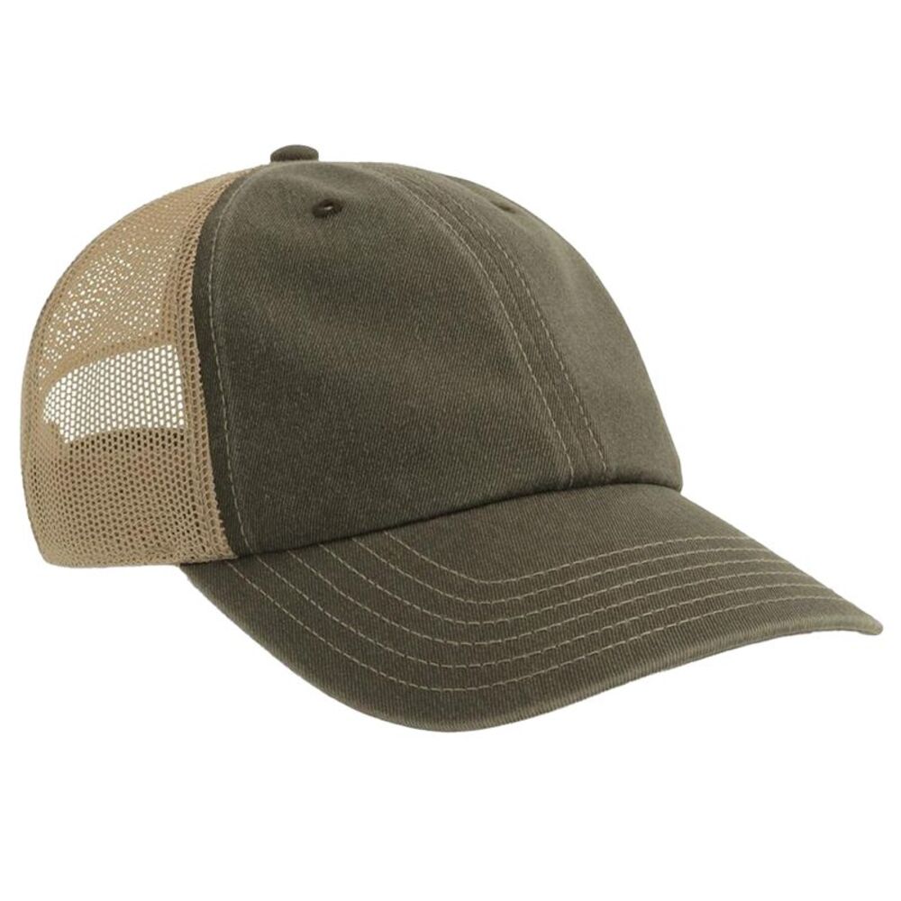 Atlantis Unisex Adult Acteon 6 Panel Trucker Cap / Olive/Khaki